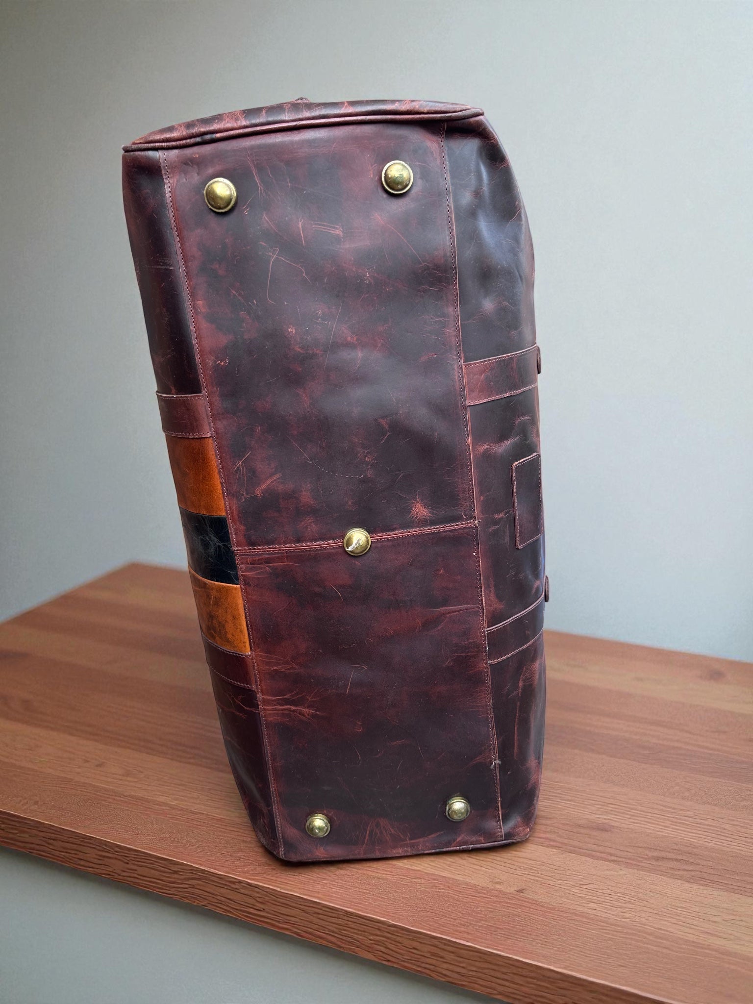 Full Grain Leather Duffle Bag