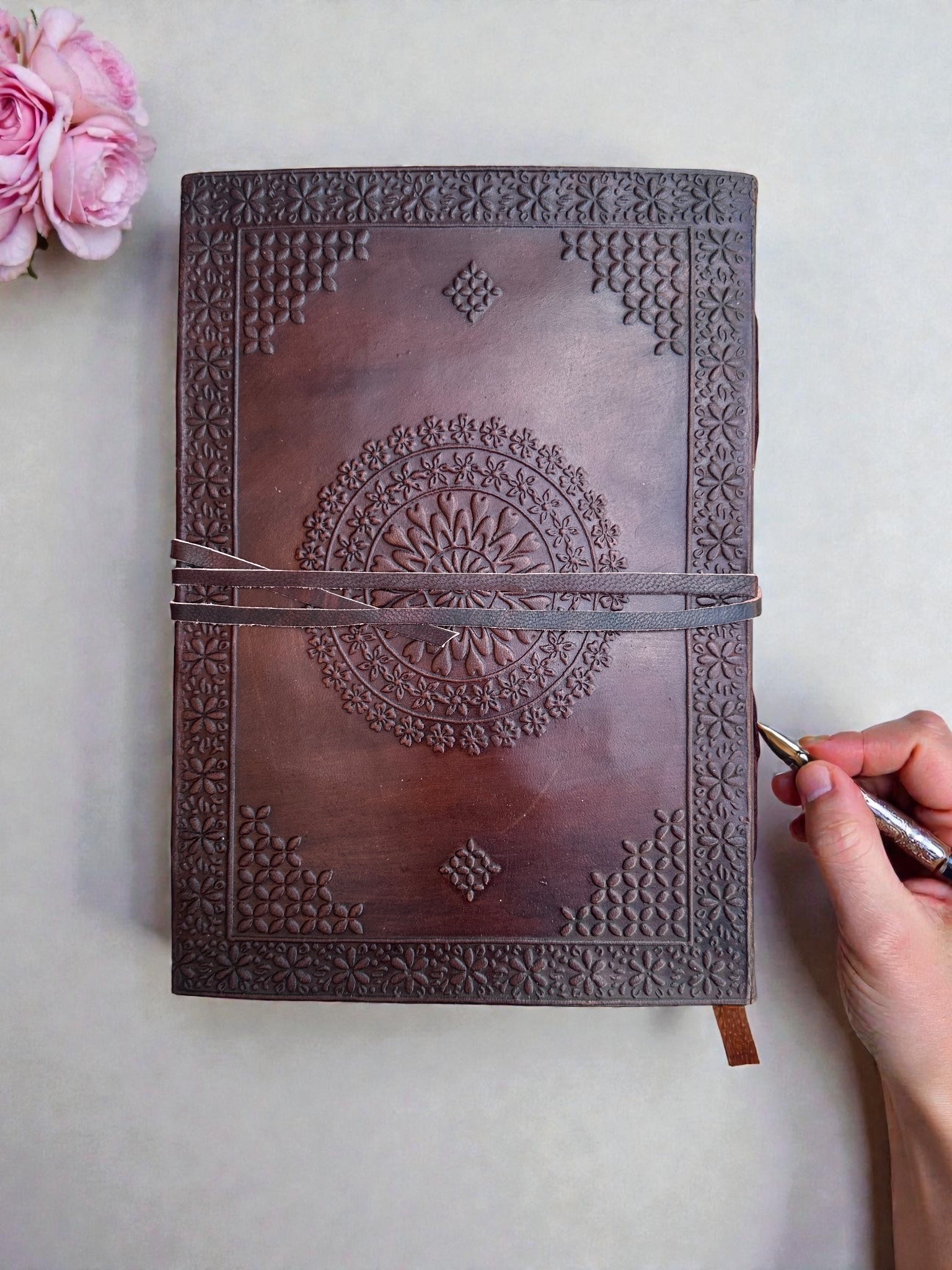 Brown Owl Leather journal