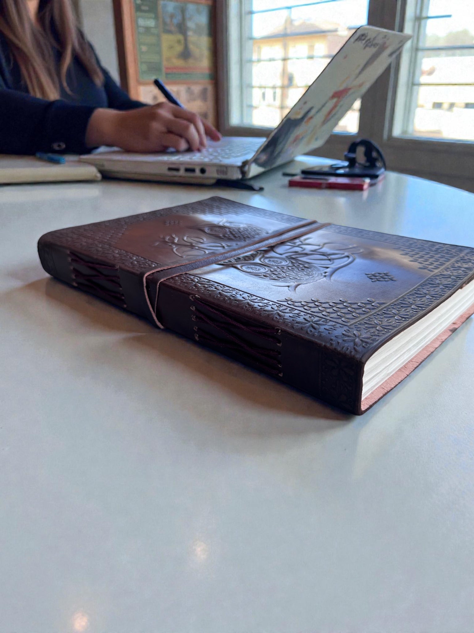 Brown Owl Leather journal