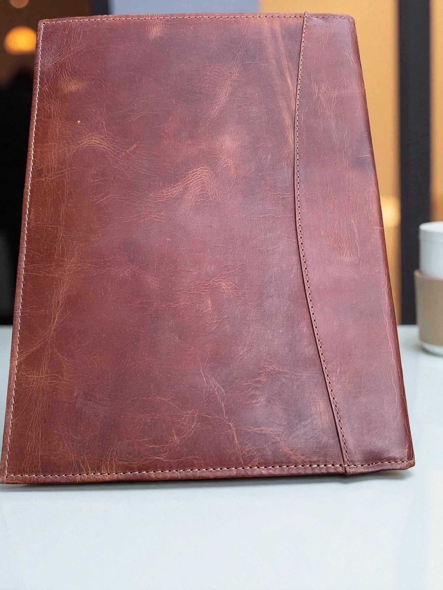 Genuine Leather A4 Folder for Professional Sophistication
