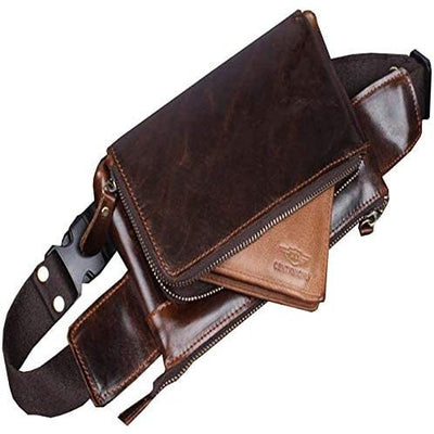 Leather Fanny Pack Waist Bag