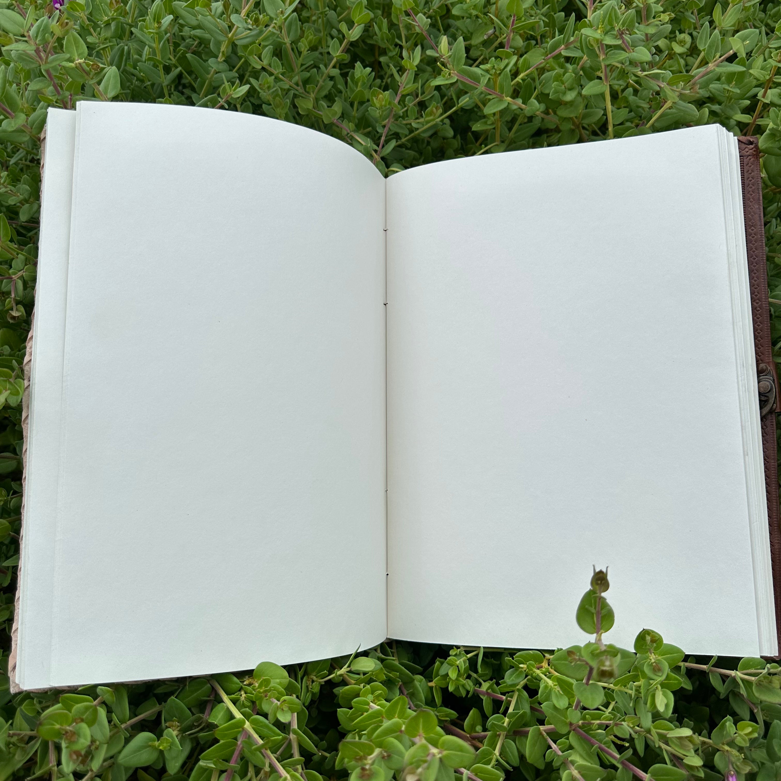 Seven Stone Chakra Leather Journal A4 Size